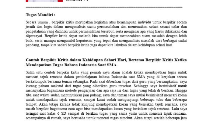 10 Contoh Berpikir Kritis dalam Kehidupan Sehari-hari!