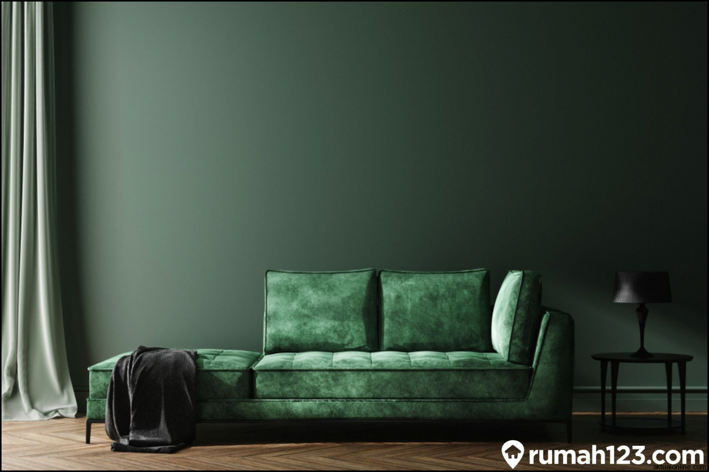 12 Gambar Interior Rumah Minimalis Kombinasi Warna Hijau