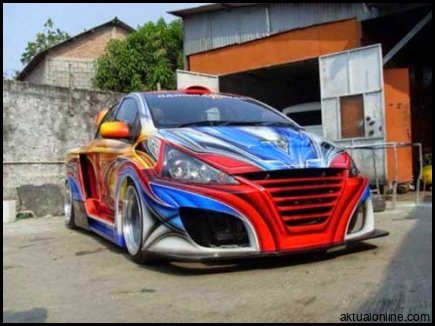 Modifikasi Mobil Sedan Drag - Radea